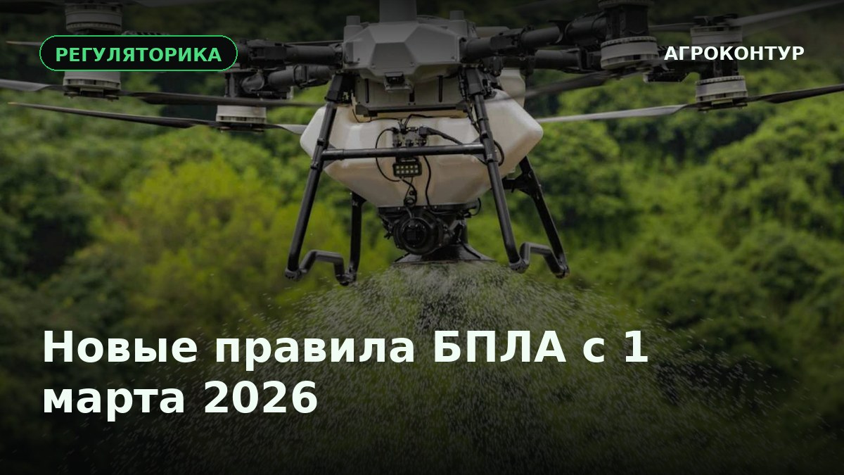 Новые правила БПЛА с 1 марта 2026: что изменилось